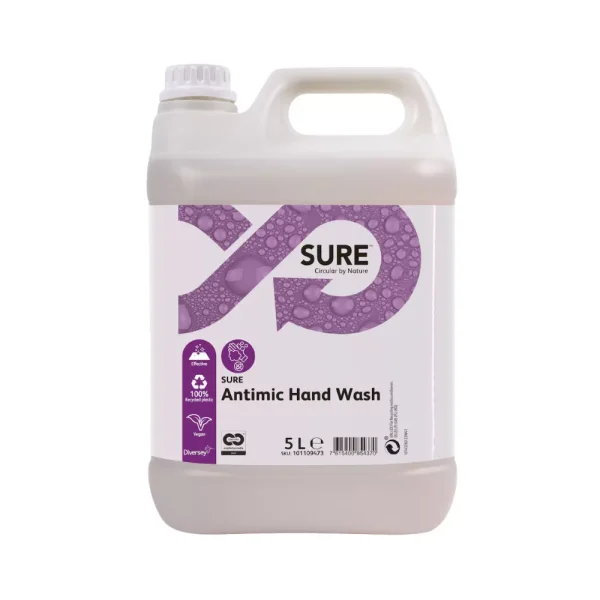 SURE Antimic Hand Wash – Antibakteriális folyékony kézmosószer, 5 liter