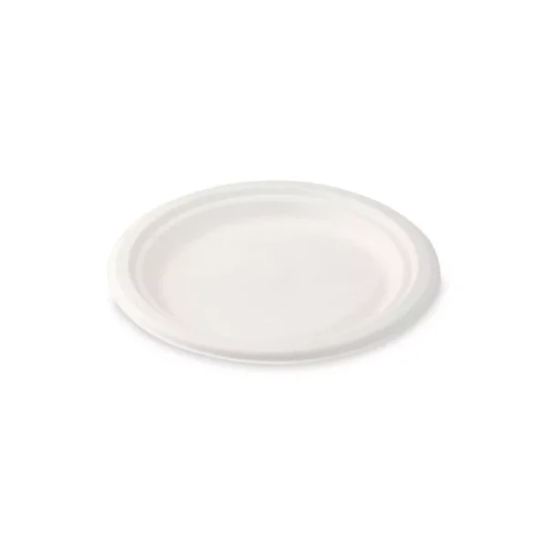 Cukornád tányér fehér 17,5 cm
