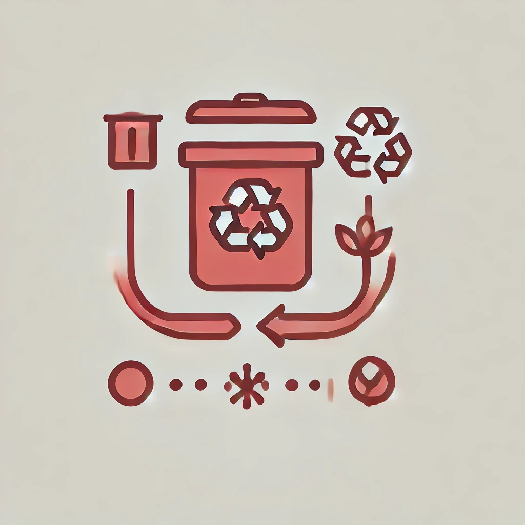 Selective Collection Pictogram Szelektív hulladékgyűjtés - Rozi néni