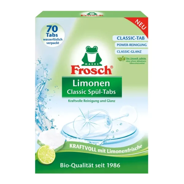 Frosch mosogatógép tabletta Lime 70db