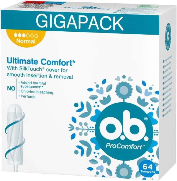 O.B. ProComfort Normal, tampon - 64 db