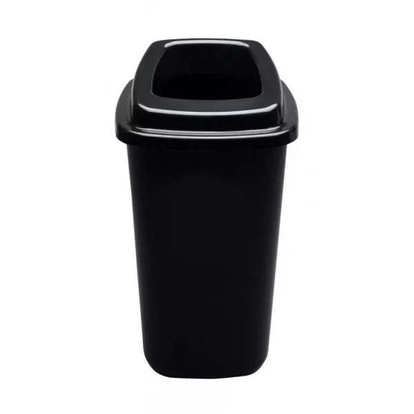 Plafor Sort szelektív hulladékgyűjtő szemetes, Fekete-Fekete 45L